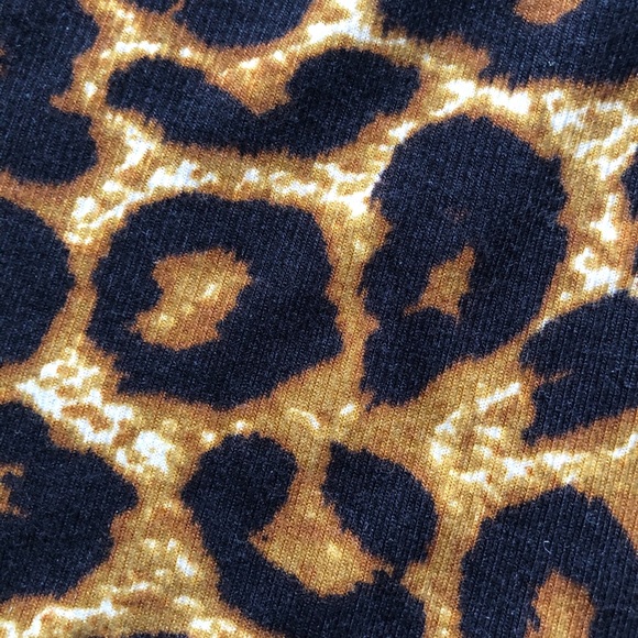 Zara Trafaluc Cropped Leopard Print Top - Picture 6 of 6